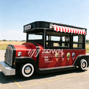 Camión de Comida Rápida Personalizado para Sándwiches y BBQ, Totalmente Equipado, Carrito Móvil para Venta de Pizza - Product Image 1