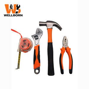 Ensemble d'outils en acier WELLBORN professionnel personnalisé de 19 pièces, garantie de 3 ans, étui rigide, fonctionnement manuel pour la maintenance intérieure et le bricolage à domicile - Product Image 5
