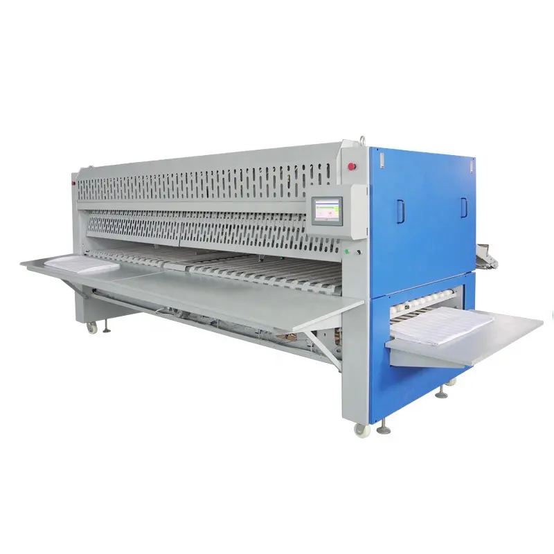 Lavandaria Folding Machine automática para lençóis, lençóis, edredão, colcha, toalha de mesa.