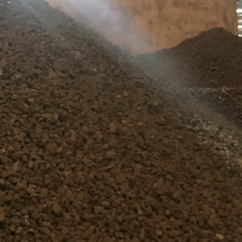 Carbón antracita Carbón para tratamiento de agua semi-coque 8-35mm