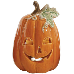 Couleur blanche en relief design maison vacances décor <span class=keywords><strong>pas</strong></span> <span class=keywords><strong>cher</strong></span> mignon personnalisé Halloween céramique citrouille bougie <span class=keywords><strong>lanterne</strong></span> bienvenue personnalisé - Product Image 4