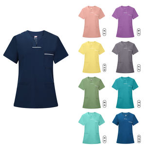 מדים רפואיים בהתאמה אישית לסיטונאות OEM לנשים, חלוקים רפואיים, בגדי עבודה סטרץ', ביגוד רפואי מט - Product Image 2