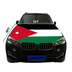 Funda para Capó <span class=keywords><strong>de</strong></span> Coche con Bandera Nacional <span class=keywords><strong>de</strong></span> Jordania, Funda para Motor <span class=keywords><strong>de</strong></span> Coche con Bandera, Venta Directa <span class=keywords><strong>de</strong></span> Fábrica <span class=keywords><strong>de</strong></span> Tela Elástica Personalizada al por Mayor - Product Image 2