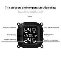 Système de surveillance de la pression des pneus TPMS moto 2 roues capteurs internes nouvel affichage populaire haute Performance