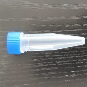 Cao rõ ràng 0.2ml 0.5ml 1.5ml microcentrifuge Ống vô trùng PP nhựa hình nón Micro máy ly tâm ống