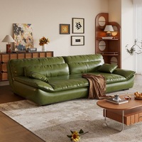 Canapé-lit moderne de luxe en bois pour salon et chambre, fauteuil inclinable souple et pliable en cuir, 2 places, design élégant pour la maison