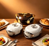 Nouvel ensemble de boîtes repas isothermes 3 pièces grande capacité 2L-2.5L-3L – Contenants alimentaires thermiques
