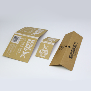 Fsc nhà máy bán buôn tùy chỉnh logo giấy đặc biệt in màu các tông nhãn ngà tấm vật liệu kraft giấy nghệ thuật tag tráng - Product Image 1