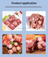 Nouveau boucher au sol coupe os scie Machine boeuf porc poisson viande coupe/trancheuse avec noyau moteur composant