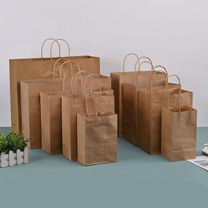 Bolsas de Papel Reciclado Baratas al por Mayor, Bolsa de Papel Kraft para Compras - Product Image 2