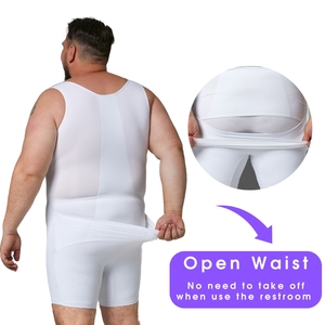Hombres <span class=keywords><strong>Abdomen</strong></span> Control Cintura Entrenador Post Cirugía Compresión Quirúrgica Prendas Hombres Cuerpo Completo Fajas Colombia Shapewear - Product Image 5