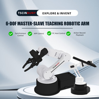 Tscinbuny ZYC0249 Brazo Robótico de Enseñanza Maestro-Esclavo de 6 Grados de Libertad, Servo Totalmente Metálico, Mecánico, Programable, Enseñanza Paso a Paso DH