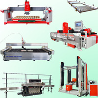 Máquina Cortadora de Mármol Serie HKNC de HUALONG Stone Machinery, Sierra de Puente CNC de 5 Ejes para Cortar Granito, Cuarzo, Encimeras y Lápidas
