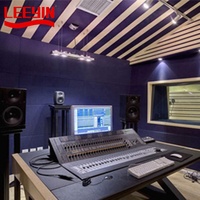 Carreaux de feutre insonorisants panneau acoustique en fibre de polyester panneaux de feutre acoustique de 24mm