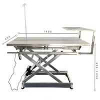 Table d'opération chirurgicale électrique thermostatée pour animaux de compagnie VET, en acier inoxydable 304, lit d'examen réglable en hauteur, qualité hospitalière, pour dissection ACS