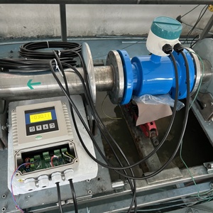 Van điều khiển tự động hệ thống nước lưu lượng kế Lora từ xa lưu lượng kế từ xa loại điện từ đo lưu lượng cho nhà máy thực phẩm - Product Image 4