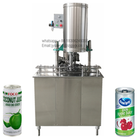 25cl 33cl máquina selladora/rellenadora automática de latas de estaño, máquina de fabricación de jugo a pequeña escala