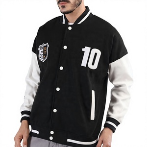 Fabricant de vestes universitaires personnalisées avec logo, broderie, patch, bomber, OEM, vestes streetwear vierges pour hommes, fabricant OEM ODM - Product Image 1