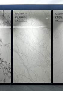 <span class=keywords><strong>Table</strong></span> de bureau et de salle à manger en marbre blanc de Carrare de haute qualité à grain fin, design moderne, pour hôtel, villa, appartement, salon - Product Image 4