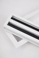 Grille de ventilation, noyau amovible en aluminium, diffuseur d'air linéaire à fentes, grille de ventilation pour plafond et mur