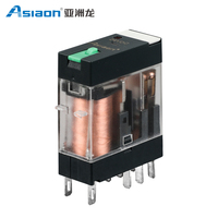 Relais électromagnétique miniature Asiaon AS14F-LS 1Z 24V 12A à usage général avec protection scellée pour AC 220V
