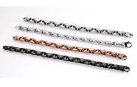 CHENG JEWELERS Collier et Bracelets Homme Personnalisés en Carbure de Tungstène de Haute Qualité, Modèles Ailes Lourdes, pour Anniversaire