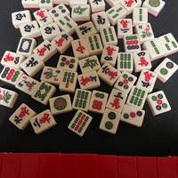 Jeu de Mahjong Malaisie Singapour A1 A2 Tuiles de Mahjong 156 160 pièces Motif traditionnel