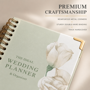 Wholesale Custom Spiral Notebook Hardcover Rose Gold Foil Floral Journal Wedding <b>Planner</b> Guest <b>Book</b> Diary Gift Box for Wedding - Product Image 3