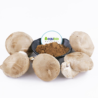 Matière première super-alimentaire Clean-Label |   Poudre d'extrait de Shiitake biologique, service OEM/ODM, étiquette privée