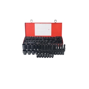 Haute qualité 35 pièces 1/2 <span class=keywords><strong>DR</strong></span> douille à impact d'air épaissie tête de pistolet à air jeu de douilles hexagonales - Product Image 5