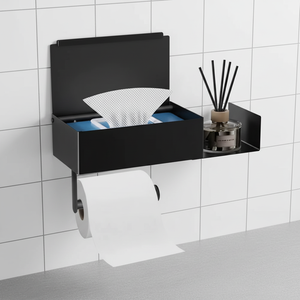 Accessori per il Bagno: Portarotolo, Dispenser per Carta Igienica e <span class=keywords><strong>Salviette</strong></span> Umidificate in Acciaio Inossidabile - Product Image 5