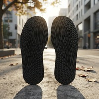 Semelles de remplacement antidérapantes en caoutchouc Longheng pour chaussures et bottes unisexes, confortables, 4 mm d'épaisseur, pour chaussures de sport