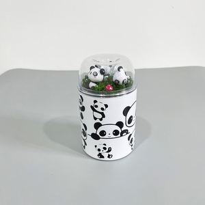 ผู้ผลิตฝาครอบแก้ว DIY สำหรับแก้วน้ำแบบ sublimation พร้อมฝาโดมรูปตุ๊กตา ปลอดสาร BPA - Product Image 3