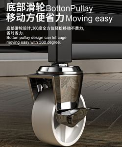 Toptan özelleştirilebilir yeni tasarım ve özelleştirilmiş boyutu taşınabilir Metal köpek kafesi ürünleri - Product Image 3