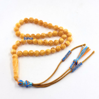 Perles de prière musulmanes 10mm 45 pièces, perles en résine, Misbaha islamique, Tisbiha arabe unisexe, pour la prière et la louange d'Allah, utilisable en piscine, chapelet
