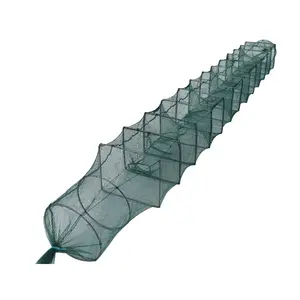 Factory Nylon Material Tarp Shrimp Crayfish Grow Cage Long Ground Carb Net Cage