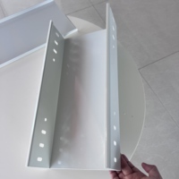 Goulotte de câblage robuste CE anti-corrosion à fond plein, facile à installer, revêtement poudré, 400x100x2mm, 3m, taille personnalisée disponible, RAL