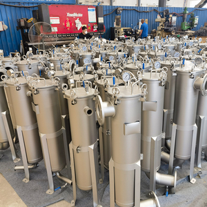 산업용 고내구성 304 및 316 스테인리스 스틸 단일/다중 백 필터 하우징 - Product Image 2