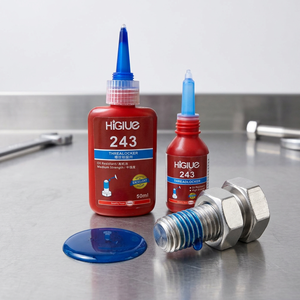 Adesivo Anaerobico di Alta Qualità 243, Colla <span class=keywords><strong>Blu</strong></span> per Fissaggio Dadi e Viti, Flaconi da 1ml, 2ml, 10ml, 50ml, 250ml - Product Image 4