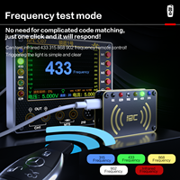 Multímetro Digital I2C C07, Programador de Llaves de Auto, Probador de Control Remoto Multifrecuencia y Herramienta de Reparación de Llaves de Auto con Pantalla de Forma de Onda