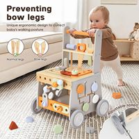 Meilleure Vente : Trotteur Bébé sur Roues de Haute Qualité, le Plus Récent, Trotteur à Pousser à Thème, Trotteur Bébé en Bois Ancien