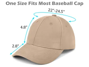 Gorra de béisbol de algodón unisex, ajustable, sin construir, lisa, deportiva, para papá, sombrero de golf para pesca, senderismo, jardinería