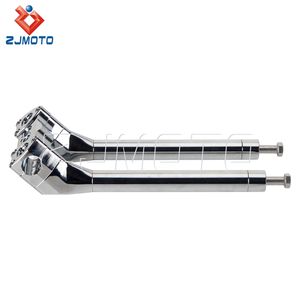 Abrazadera superior para manillar de 6 "-12" estilo Club de retroceso de aluminio CNC para <span class=keywords><strong>Harley</strong></span> Dyna Super Glide Wide Glide Low Rider <span class=keywords><strong>Fat</strong></span> <span class=keywords><strong>Bob</strong></span> - Product Image 3