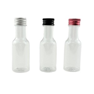 Pet <b>Mini</b> Wine <b>Bottles</b> 25Ml Round Screw Cap For Beverage Packaging - Product Image 4