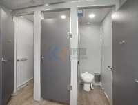 Nouvelle Arrivée : Remorque Sanitaire Mobile de Luxe à 10 Postes, Préfabriquée et Portable, avec Douche et Toilettes, pour Utilisation en Parc