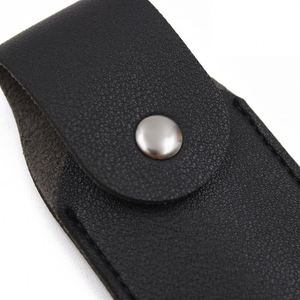 PU Leather Lipstick Holder Keychain Portable Lipstick Holder with <b>Key</b> <b>Ring</b> for Travel Slim Lipstick Sleeve Storage Pouch - Product Image 4