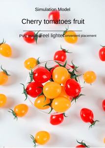 Tomates Cherry de Simulación, Frutas y Verduras Artificiales, Fruta del <span class=keywords><strong>Milenio</strong></span>, Modelo de Tomate Cherry, Decoración, Fotografía - Product Image 2