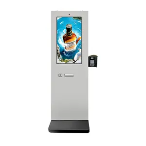 Drive Through Restaurant Outdoor Touch Screen Self Service Kiosk Receipt Printer QR Code Scanner POS Terminal