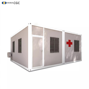 Container Medico CGCH a Basso Costo per Reparto di Isolamento della Croce Rossa, Container Clinico Smontabile e Trasportabile su Ruote - Product Image 2