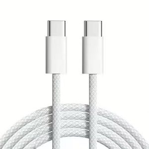 สายชาร์จไนลอน60W ชนิด C-Type C สายเคเบิ้ลโทรศัพท์สำหรับ Iphone15 16 17 - Product Image 2